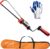 DrainX Toilet Auger Drain Plumbing Snake | Use with Drill or Manually, Angle Designed for Toilet Clogs, Plastic Guard for Porcelain Protection