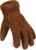 OZERO Work Gloves Winter Insulated Snow Cold Proof Leather Glove Thick Thermal Imitation Lambswool – Extra Grip Flexible Warm for Working in Cold Weather for Men and Women (Brown,Large)