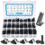 960pcs Metric Screw Assortment, Bolts and Nuts Assortment Metric Machine Screw Assortment M2 M3 M4 M5, 12.9 Alloy Steel Black Zinc Plated Hex Socket Head Screws Nuts Bolts and Washers Set