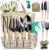 Gardening Tools for Women Stainless Steel Gardening Tools – Gardening Kit Garden Tools for Women Includes Shovel Trowel Fork Rake Gardening Gloves Perfect Gardening Gifts