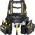 Bravex Tool Belt Suspenders, Tool Vest Pro Ultra 20 Bags Y-Style Toolbelt 5 Combo Apron Tool Pouch For Framers Carpenter Electrician 1200D Ballistic Nylon