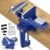 2-in-1 Bench Vise For Workbench 3.2″- Multi-functional Portable 360° Swivel Base Clamp On Vice/Table Vise For Woodworking, Cutting Conduit, Drilling, Metalworking, Blue