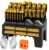 131-Piece Magnetic Screwdriver Set with Plastic Ranking, Includes Precision screwdriver and Pick & Hook, Ratchet Driver and Hex key, DIY Tools for Men Tools Gift