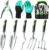 Garden Tools, 8-Piece Garden Tool Set with Non-Slip Ergonomic Handles, Lightweight Aluminum Alloy Rust-Proof Durable Gardening Hand Tools, Ideal Gardening Tools Gifts for Women and Men